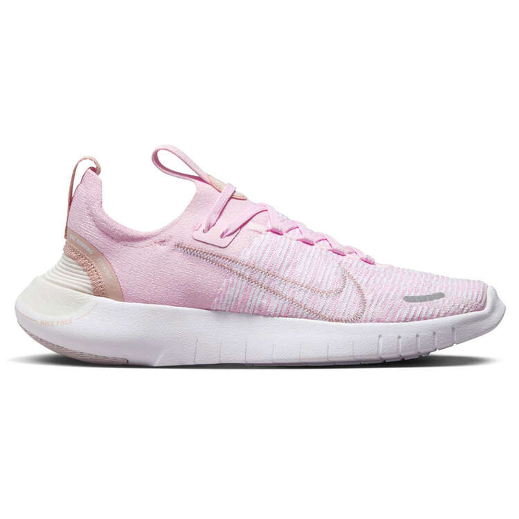 Nike Free Run Flyknit Next Nature Womens Running Shoes Pink/White US 6, Pink/White, rebel_hi-res