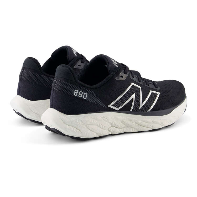 New Balance Fresh Foam 880 V14 D Womens Running Shoes, Black/White, rebel_hi-res
