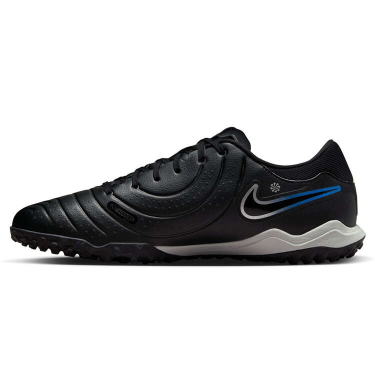 Nike Tiempo Legend 10 Academy Touch and Turf Boots Black/Silver US Mens 5 / Womens 6.5, Black/Silver, rebel_hi-res