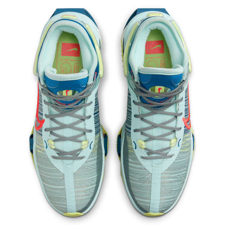 Nike Air Zoom G.T. Jump 2 Basketball Shoes, Green/Red, rebel_hi-res