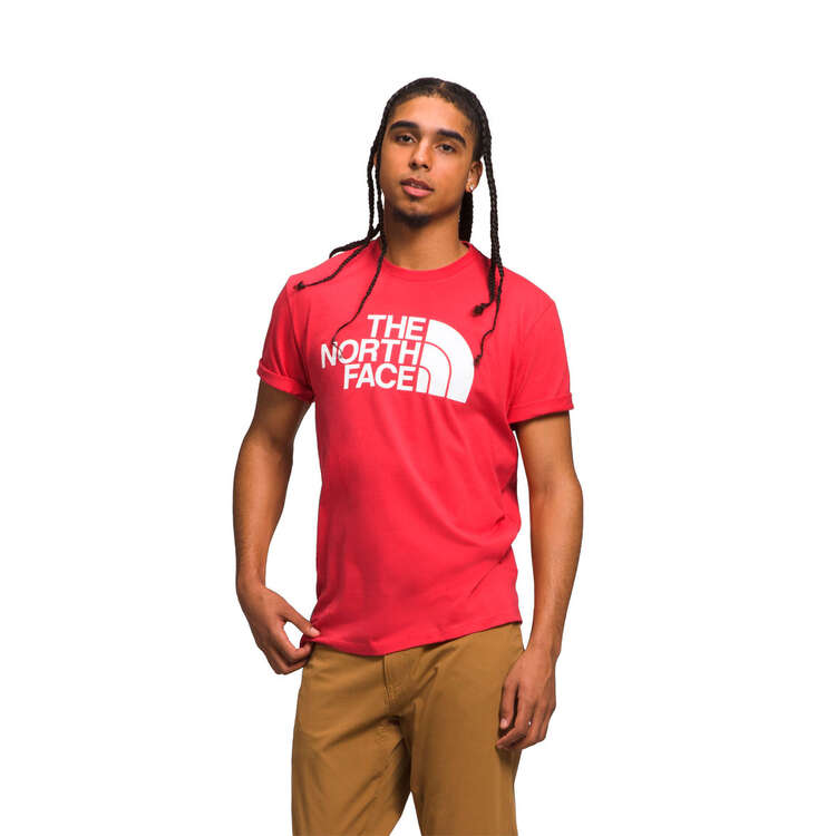 The North Face Mens Half Dome Tee, Red, rebel_hi-res