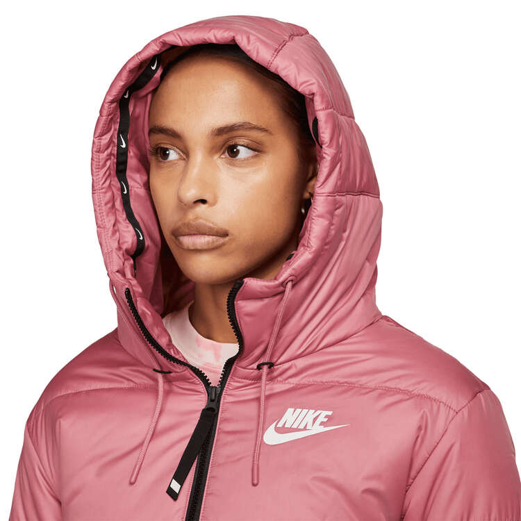 Nike Womens Sportswear Therma-FIT RPL Classic Tape Jacket, Berry, rebel_hi-res