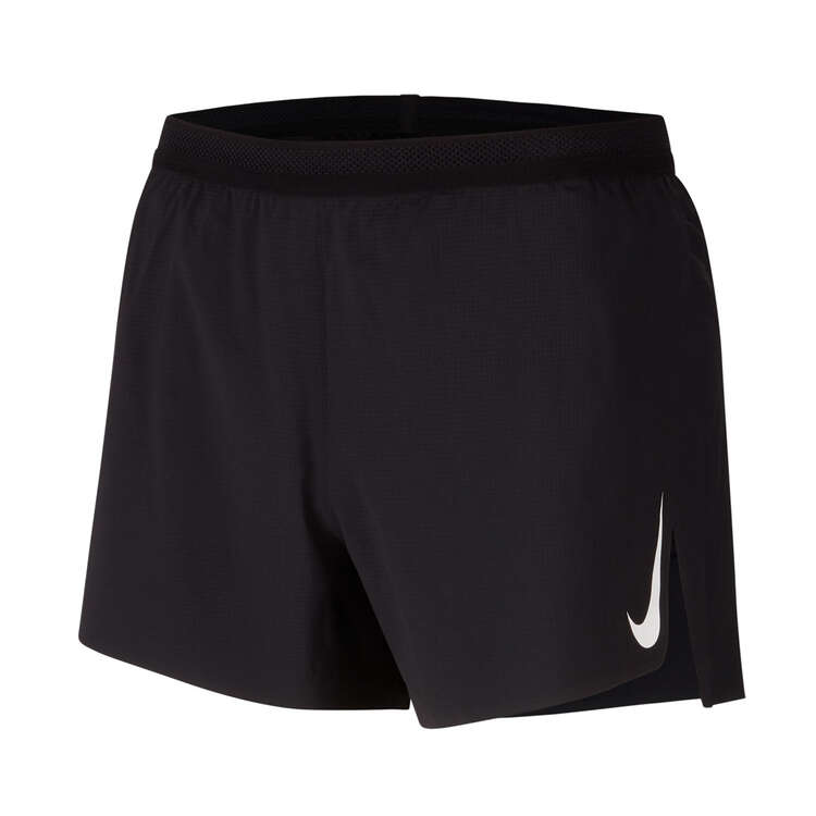 Nike Mens AeroSwift 4 Inch Running Shorts, Black, rebel_hi-res