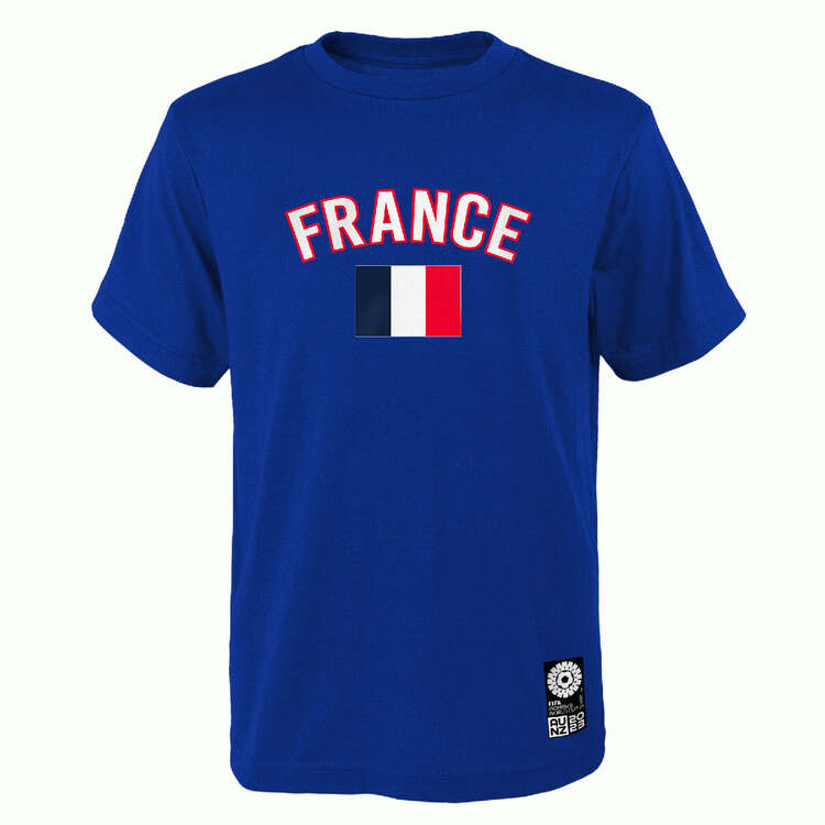 France 2023 Kids Football Supporter Tee, Blue, rebel_hi-res