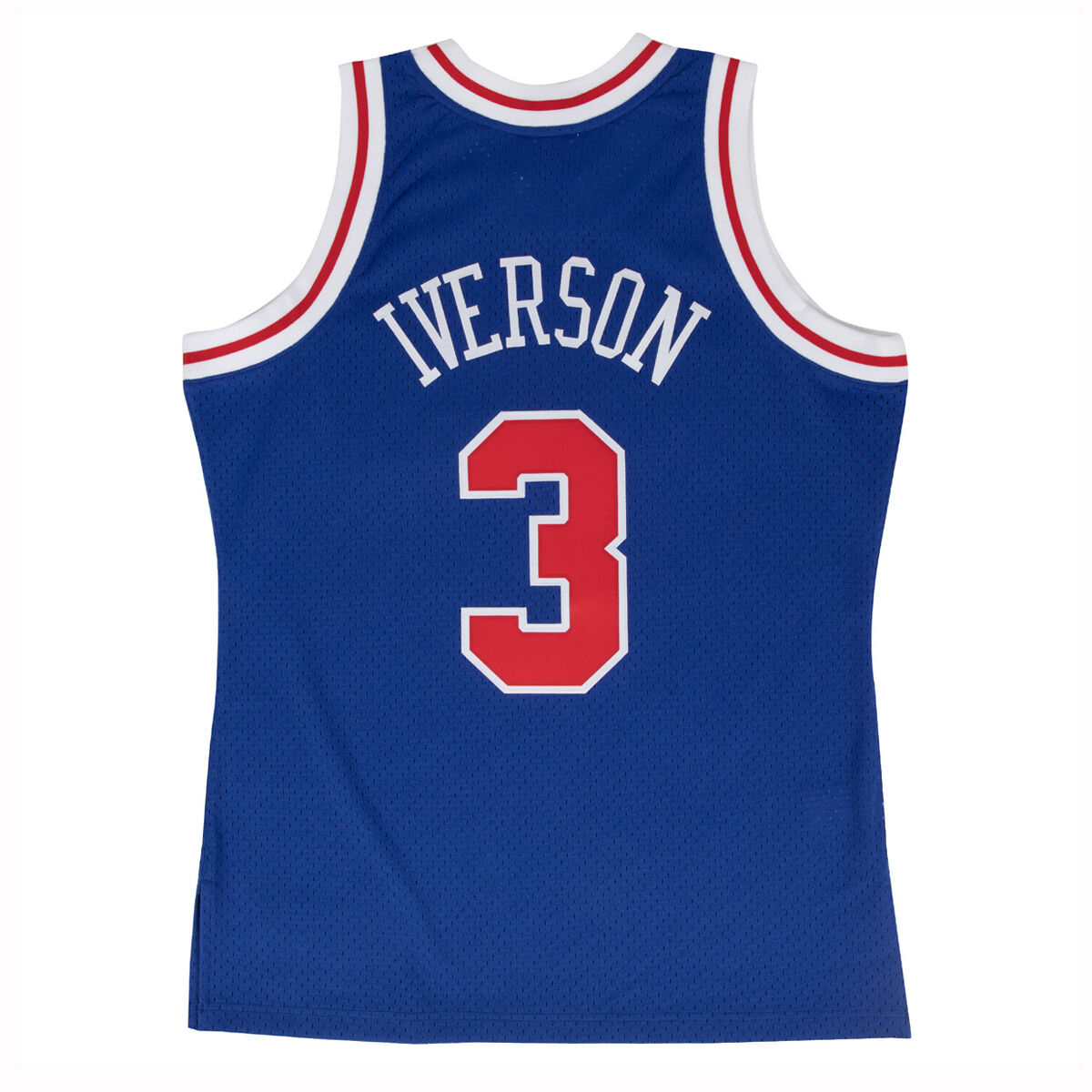 red white and blue allen iverson jersey