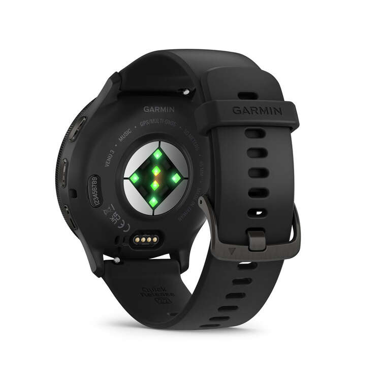 Garmin Venu 3 Smartwatch - Black/Slate, , rebel_hi-res