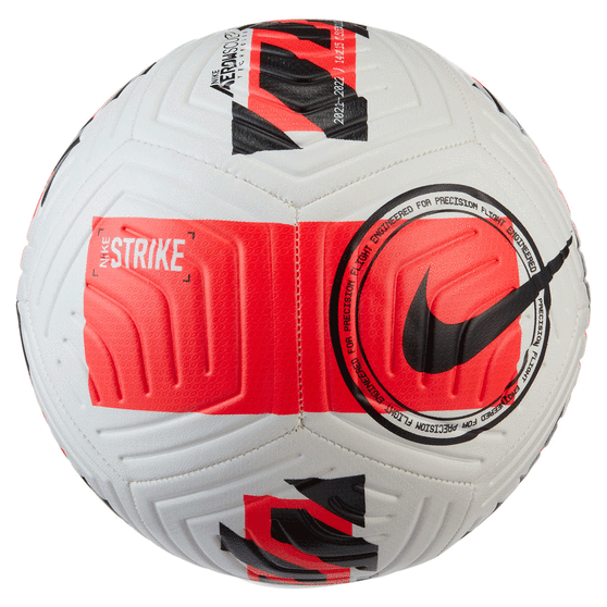 Nike Strike Soccer Ball, White/Orange, rebel_hi-res