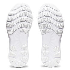 Asics GEL Nimbus 24 Womens Running Shoes, White/Silver, rebel_hi-res
