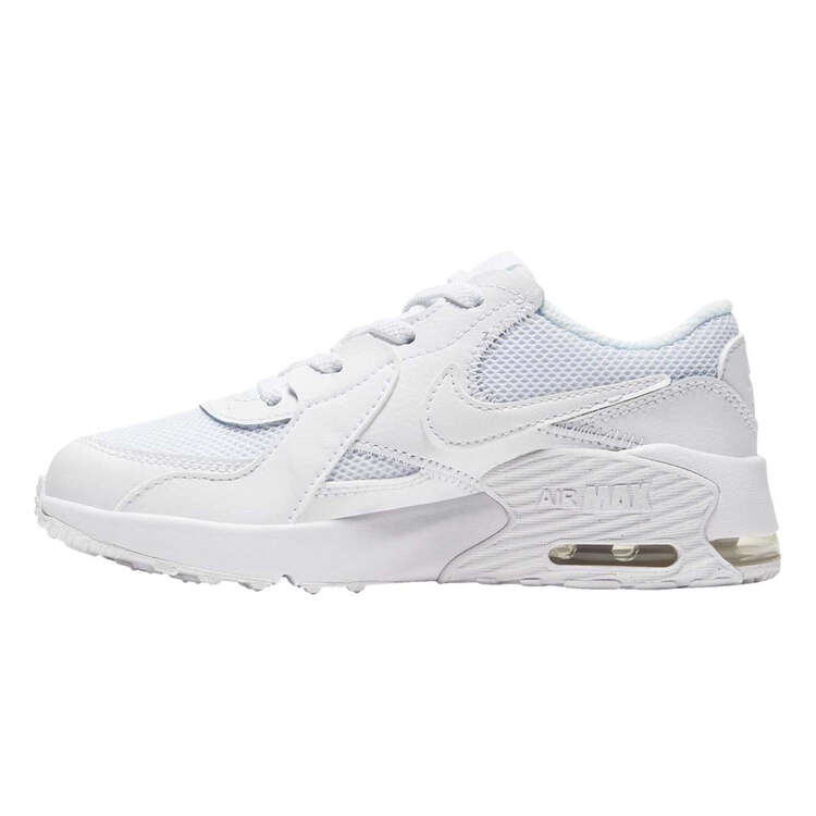 Nike Air Max Excee PS Kids Casual Shoes White US 11, White, rebel_hi-res