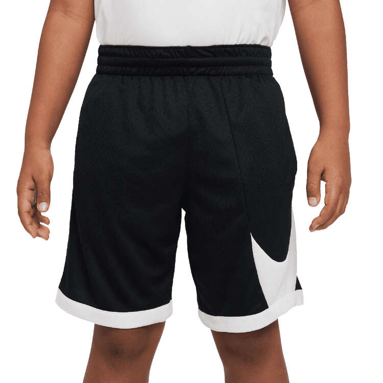 Nike Boys Dri-FIT HBR Basketball Shorts Black XS, Black, rebel_hi-res