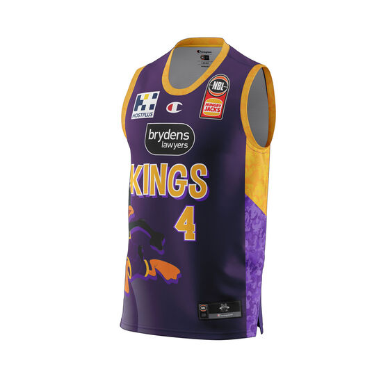 Sydney Kings 2021/22 Makur Maker Mens Space Jam Jersey, Purple, rebel_hi-res
