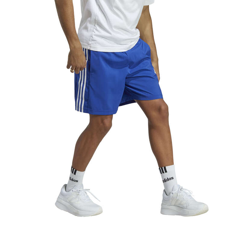 adidas Mens AEROREADY Essentials Chelsea 3-Stripes Shorts, Blue, rebel_hi-res