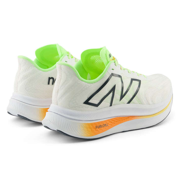 New Balance FuelCell SuperComp Trainer v2 Mens Running Shoes, White/Orange, rebel_hi-res