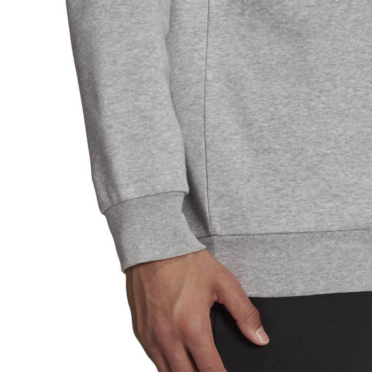 adidas Mens Essentials Feelcozy Sweatshirt, Grey, rebel_hi-res