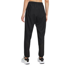 Nike Womens Dri-FIT Swoosh Run 7/8 Mid-Rise Running Pants, Black, rebel_hi-res