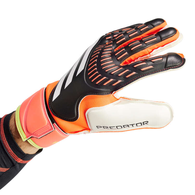 adidas Predator Match Goalkeeping Gloves, Black/Red, rebel_hi-res