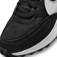 Nike Waffle Debut Womens Casual Shoes, Black/White, rebel_hi-res
