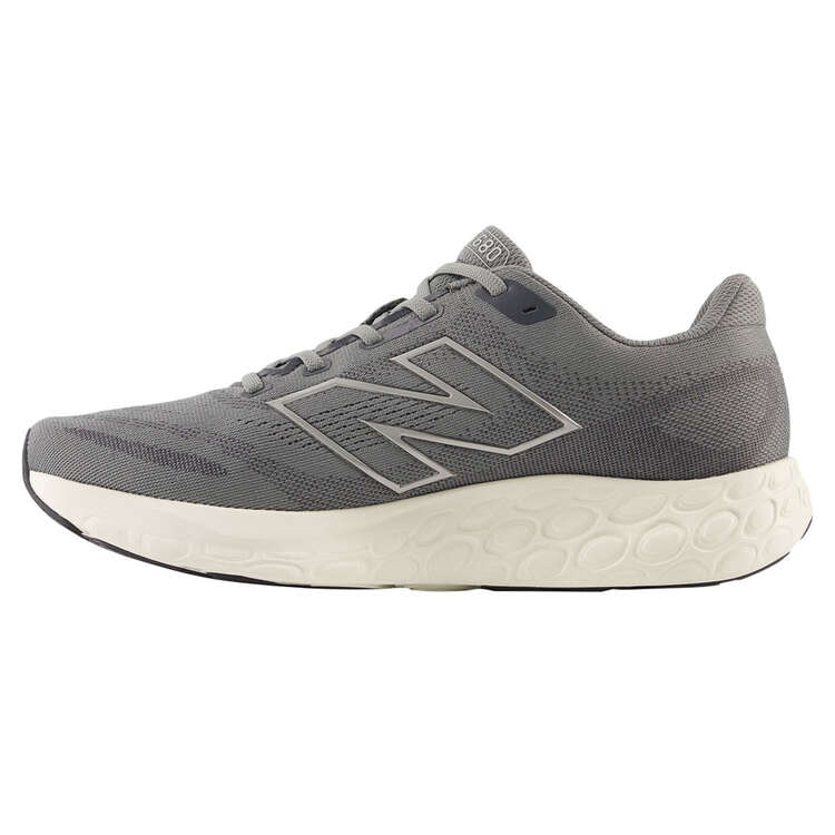 New Balance 680 V8 Mens Running Shoes Grey/White US 7, Grey/White, rebel_hi-res