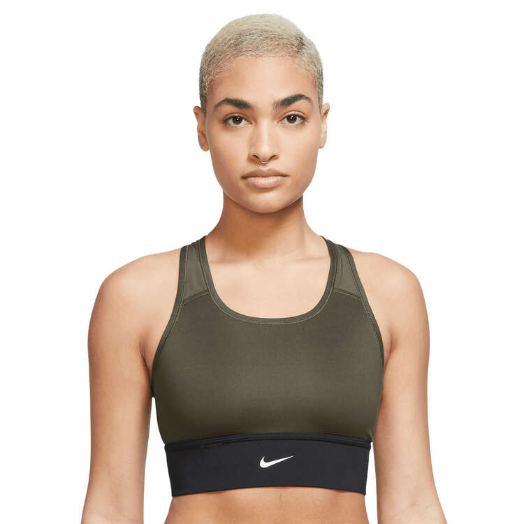 Nike Women's DRI-FIT Swoosh Medium Support Burgundy Pad Sports Bra Size: S,  New