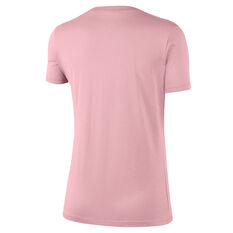 Nike Womens Sportswear Essential Icon Futura Tee Pink XS, Pink, rebel_hi-res