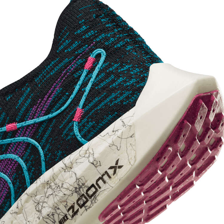 Nike Pegasus Turbo Next Nature Womens Running Shoes, Black/Pink, rebel_hi-res