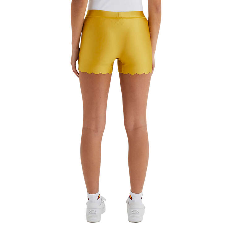 Ellesse Womens Joycie Tennis Shorts, Gold, rebel_hi-res