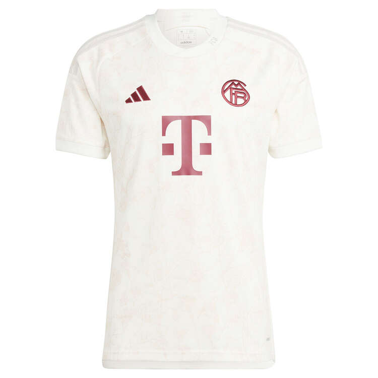 adidas FC Bayern Munich 2023/24 Replica 3rd Football Jersey White S, White, rebel_hi-res