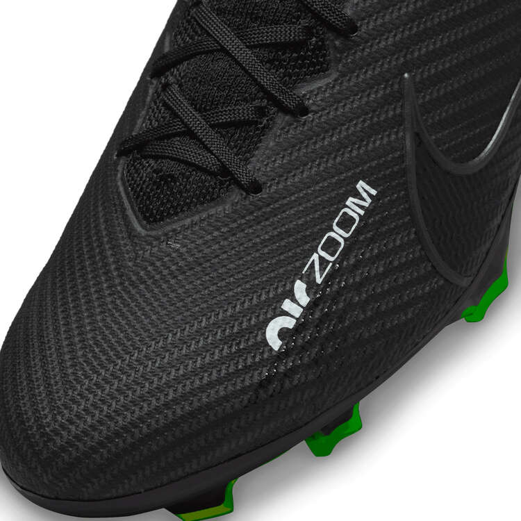 Nike Zoom Mercurial Superfly 9 Elite Football Boots Black/Grey US Mens 6 / Womens 7.5, Black/Grey, rebel_hi-res