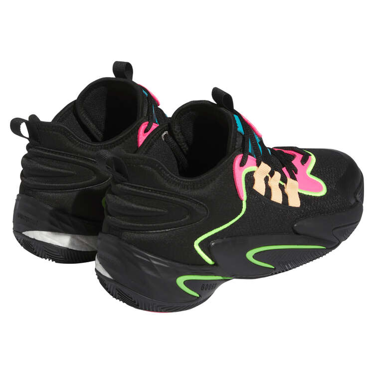 adidas BYW Select Basketball Shoes, Black/Orange, rebel_hi-res