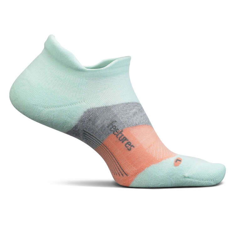 Feetures Elite Cushion No Show Tab Socks Mint S - YTH 1Y-5Y/WMN 4-6.5, Mint, rebel_hi-res