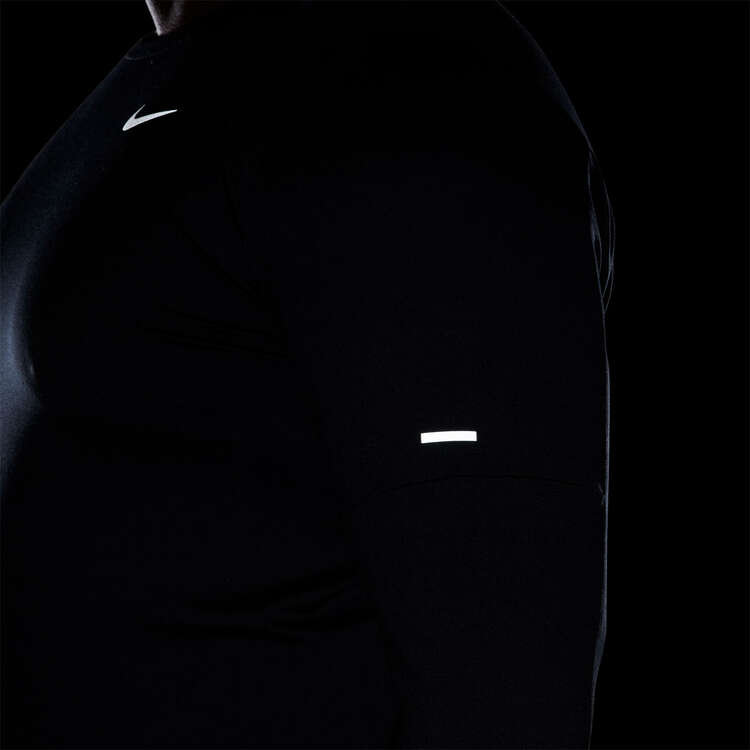 Nike Mens Dri-FIT Element Crew Tee, Black, rebel_hi-res
