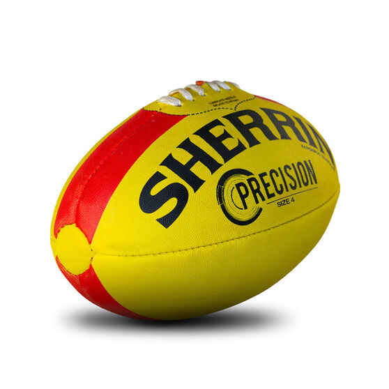 Sherrin Synthetic Precision AFL Football Yellow 4, , rebel_hi-res