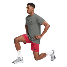 Nike Mens Dri-FIT Swoosh Training Tee, Grey, rebel_hi-res