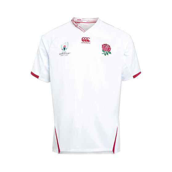 2019 England Nationalmannschaft Rugby-Trikot Männer Freizeit T-Shirt Trainingsanzüge WM Cotton Jersey Grafik-T-Shirt Unisex-Fans Trikots Atmungsaktives Sport Top 