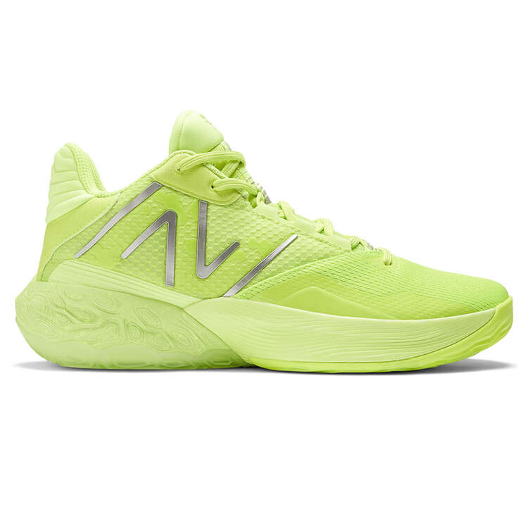 New Balance TWO WXY V4 Basketball Shoes Yellow US Mens 7 / Womens 8.5, Yellow, rebel_hi-res