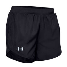 Under Armour Womens Fly By 2.0 Shorts Black XS, Black, rebel_hi-res