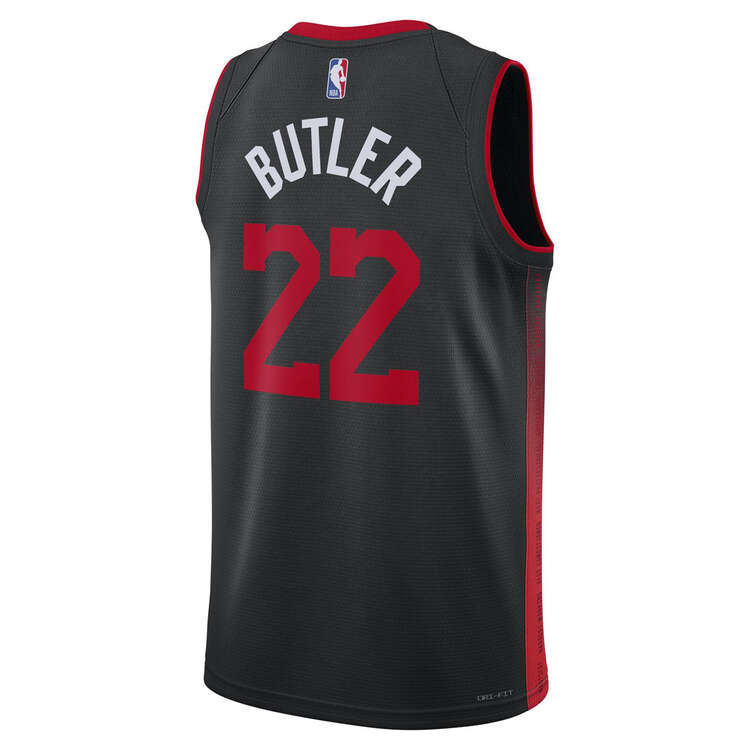 Nike Miami Heat Jimmy Butler 2023/24 City Basketball Jersey Black S, Black, rebel_hi-res
