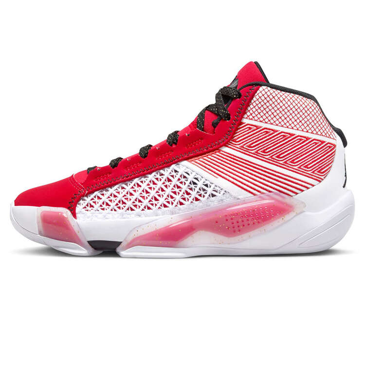 Air Jordan 38 Celebration GS Kids Basketball Shoes White/Red US 4, White/Red, rebel_hi-res