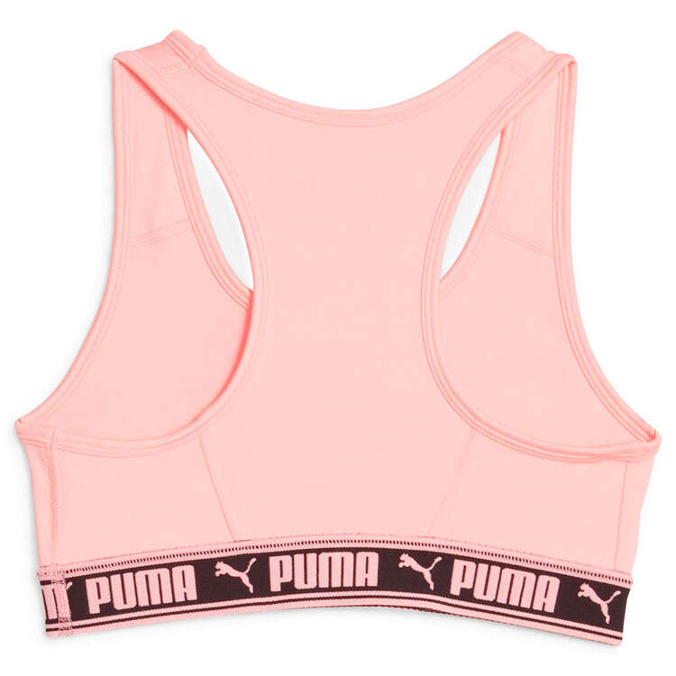 Puma Girls Strong Sports Bra, Pink, rebel_hi-res