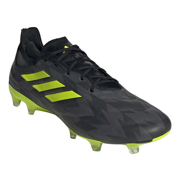 adidas Copa Pure .1 Football Boots, Black/Yellow, rebel_hi-res