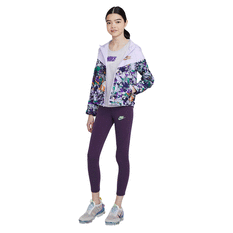 Nike Sportswear Girls Graphic Windrunner Jacket Purple XS XS, Purple, rebel_hi-res