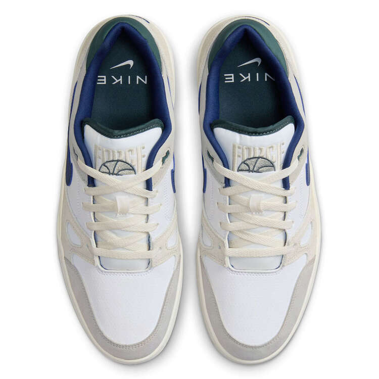 Nike Full Force Low Mens Casual Shoes, Cream/Navy, rebel_hi-res