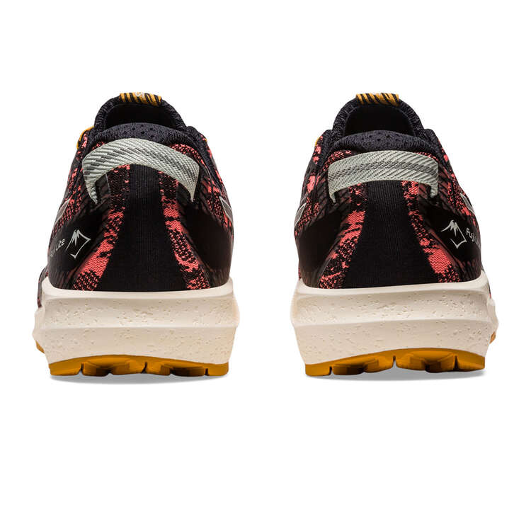 Asics Fuji Lite 3 Womens Trail Running Shoes, Orange/Black, rebel_hi-res