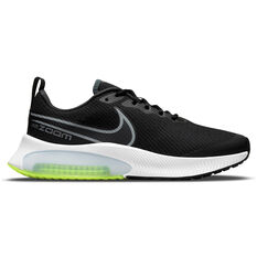 Nike Air Zoom Arcadia Kids Running Shoes Black/White US 4, Black/White, rebel_hi-res