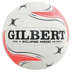 Gilbert Diamonds Eclipse M500 Netball White / Green 5, , rebel_hi-res