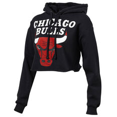 Chicago Bulls Chopped Wordmark Hoodie Black XS, Black, rebel_hi-res