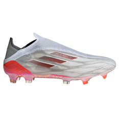 adidas X Speedflow + Football Boots White/Red US Mens 7 / Womens 8.5, White/Red, rebel_hi-res