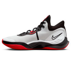 Nike Renew Elevate 3 Basketball Shoes, White/Black, rebel_hi-res