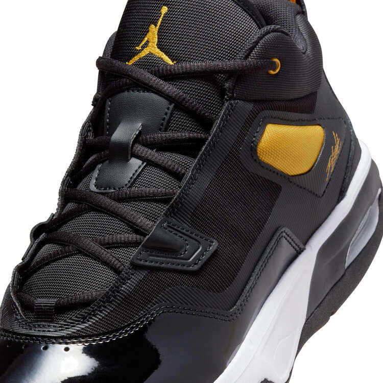Jordan Stay Loyal 3 Basketball Shoes, Black/Yellow, rebel_hi-res