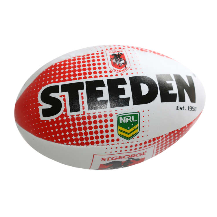 Gray Nicolls NRL St. George Illawarra Dragons Sponge Rugby Ball, , rebel_hi-res
